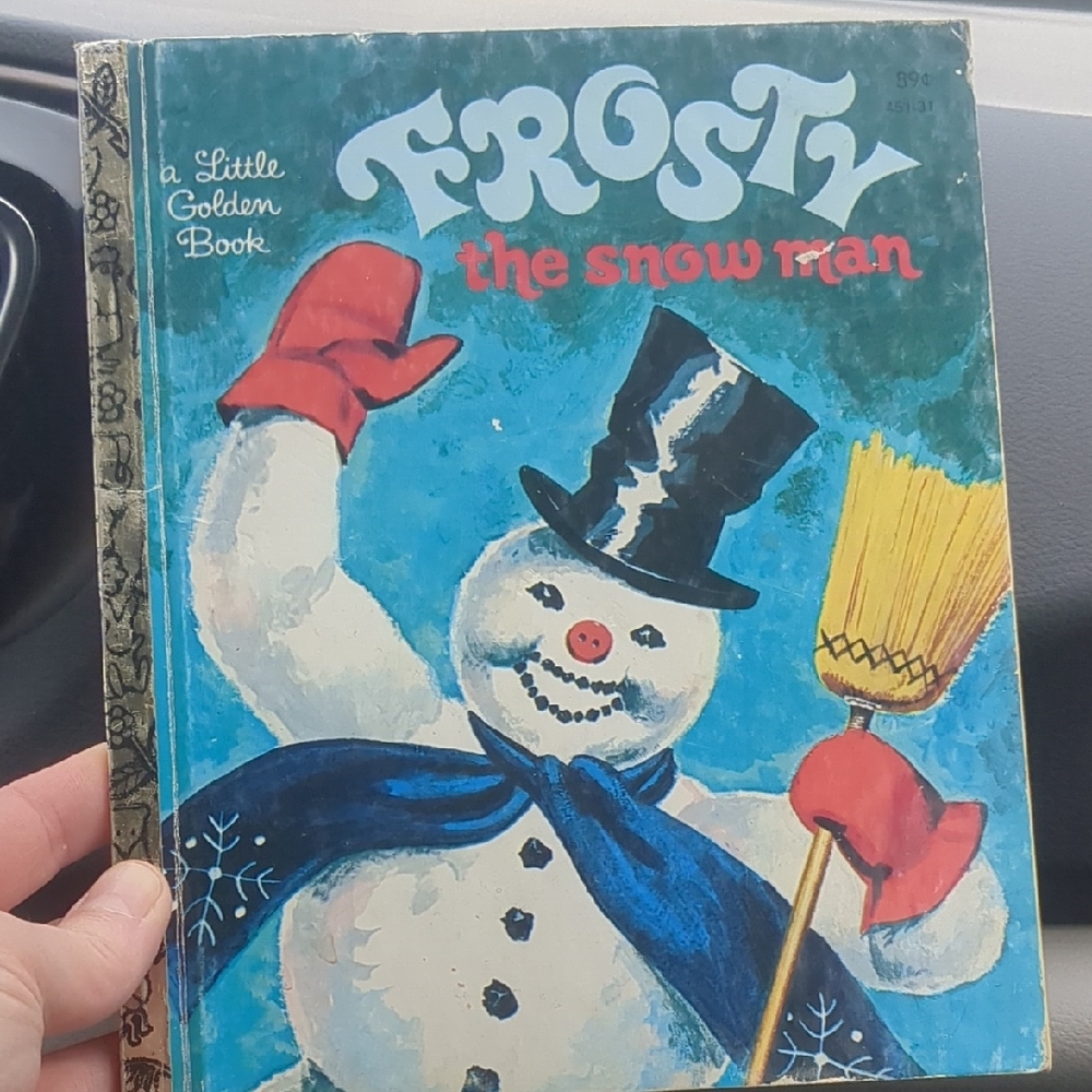 Vintage 1950 Frosty the Snowman Little Golden Book